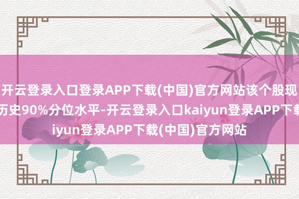 开云登录入口登录APP下载(中国)官方网站该个股现时融券余额跳动历史90%分位水平-开云登录入口kaiyun登录APP下载(中国)官方网站